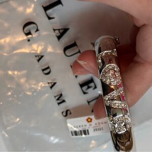 Lauren G. Adams Silver Love Bracelet